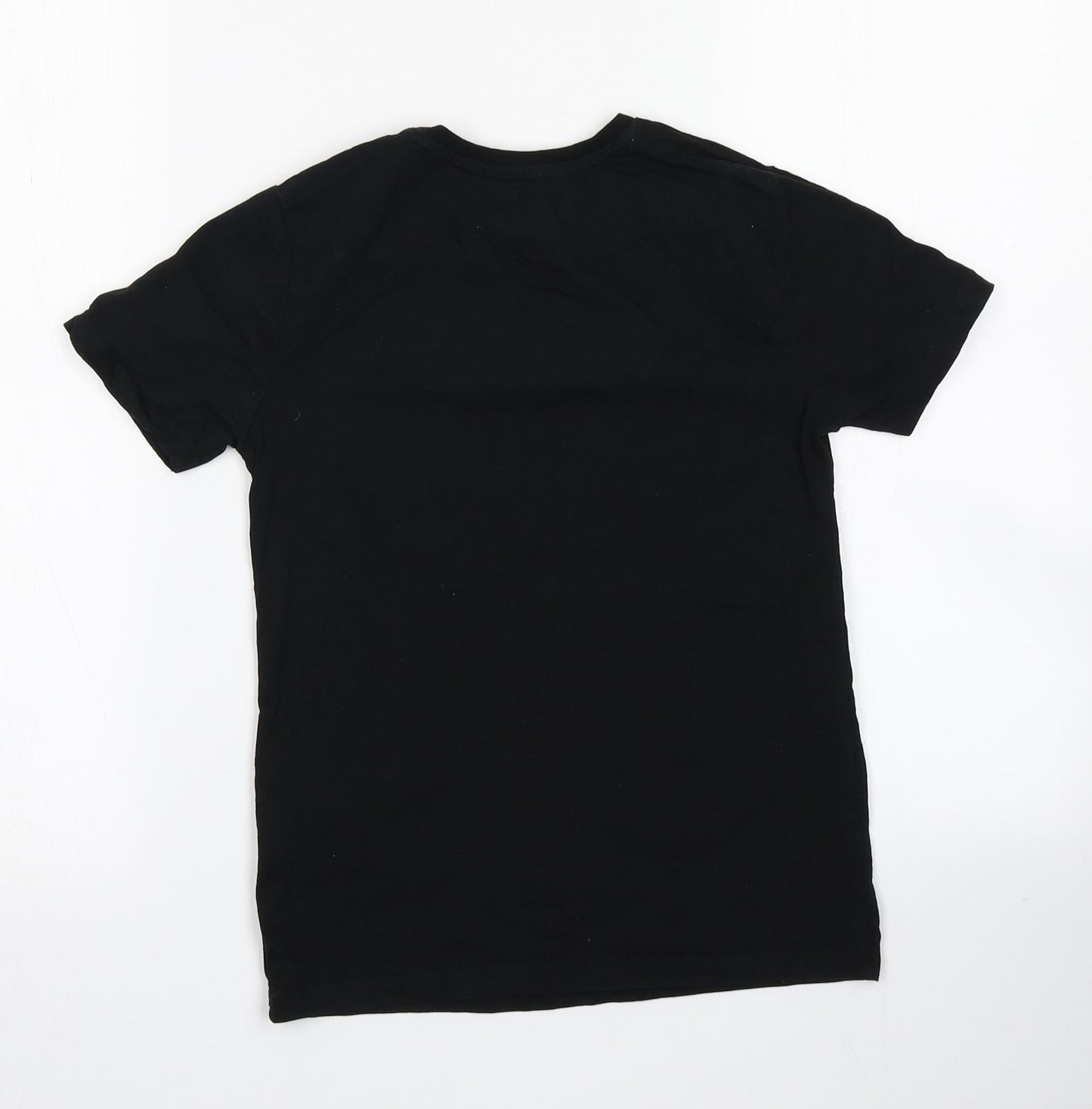 Primark Boys Black   Basic T-Shirt Size S  - Fortnite