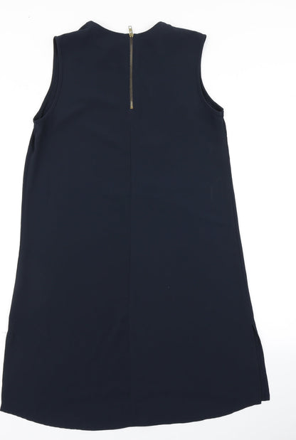 Back view of Atmosphere women’s blue a-line, size UK 14