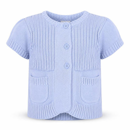 Cherokee Girls Blue  Knit Cardigan Jumper Size 2-3 Years
