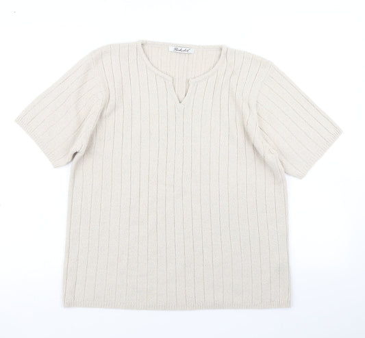 Berkertex Womens Brown  Knit Pullover Jumper Size 14
