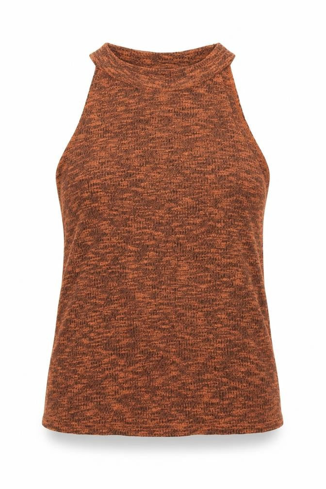 Topshop Womens Brown   Basic Tank Size 8