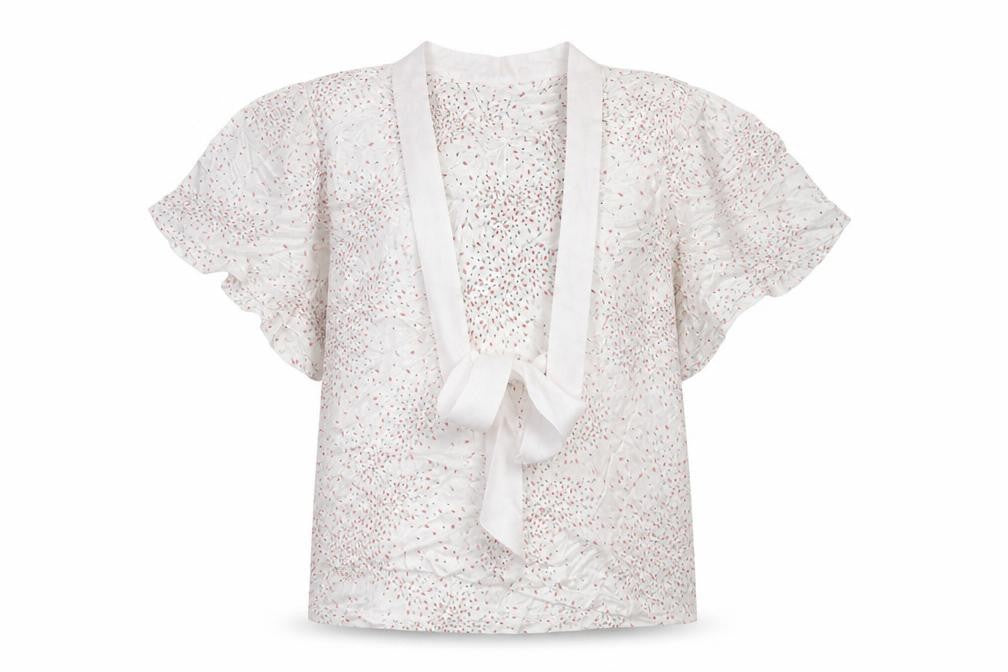 Marks & Spencer Womens White Polka Dot  Basic T-Shirt Size 10
