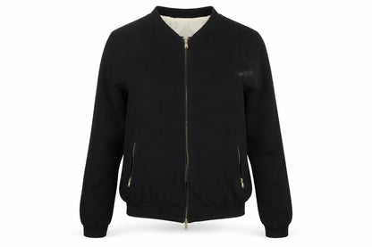Front view of Atmosphere women’s black jacket, size UK 10