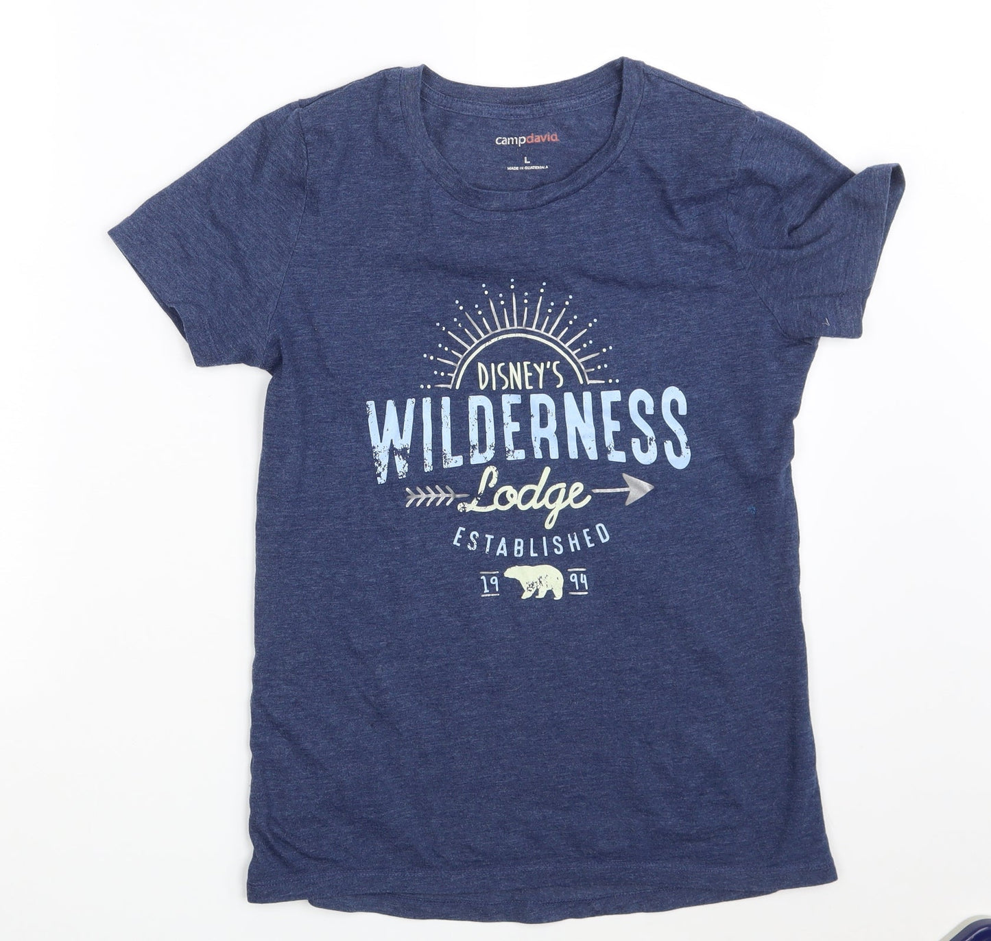 Camp David Boys Blue   Basic T-Shirt Size L