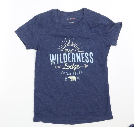 Camp David Boys Blue   Basic T-Shirt Size L