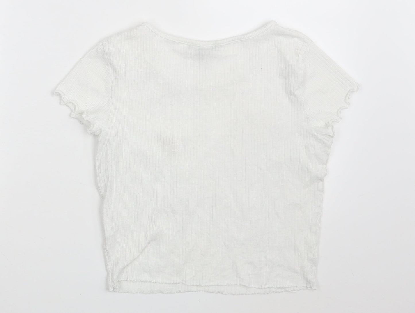 Primark Womens White   Pullover Sweatshirt Size 14