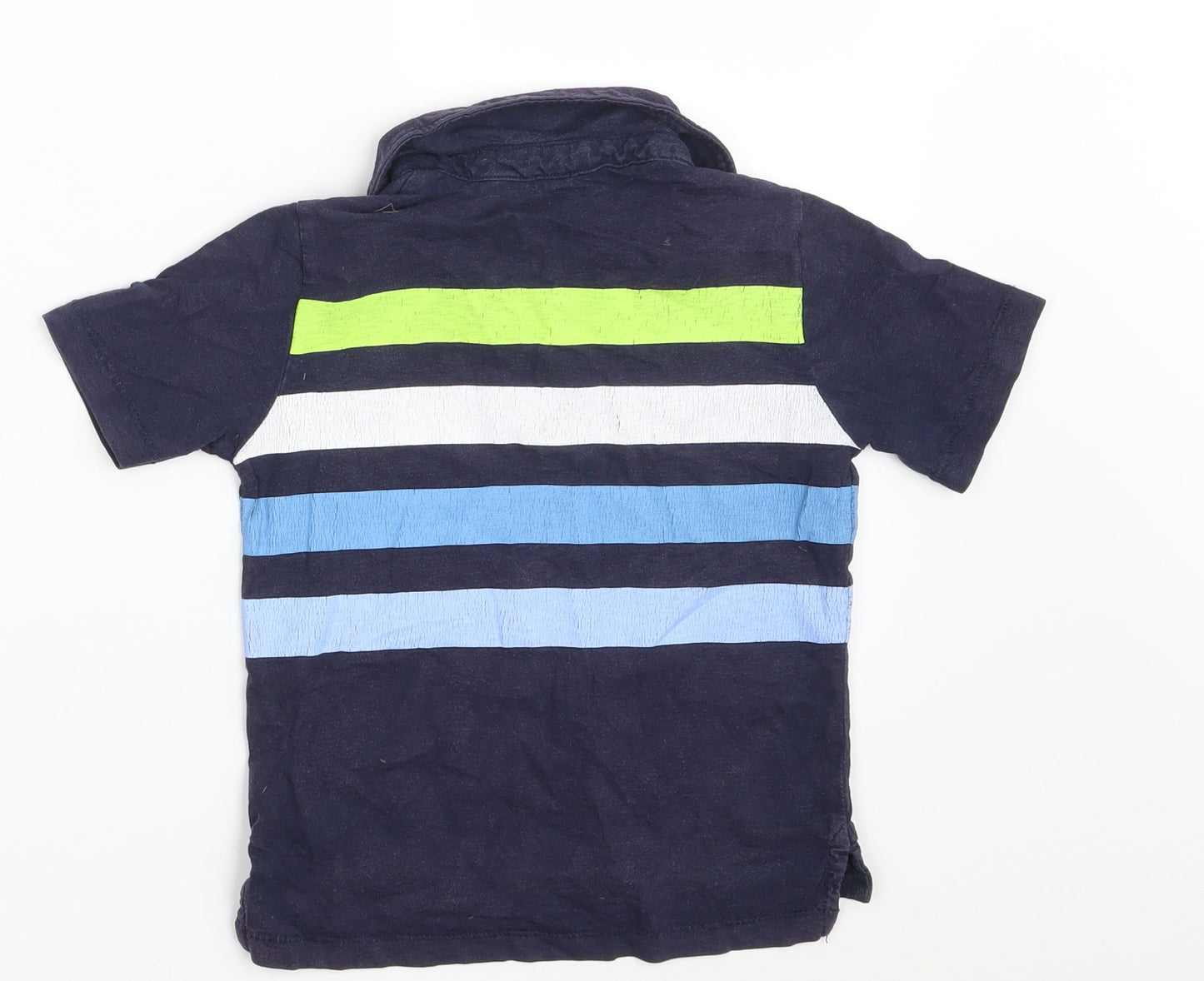 Gap Boys Blue Striped  Pullover Polo Size 4 Years