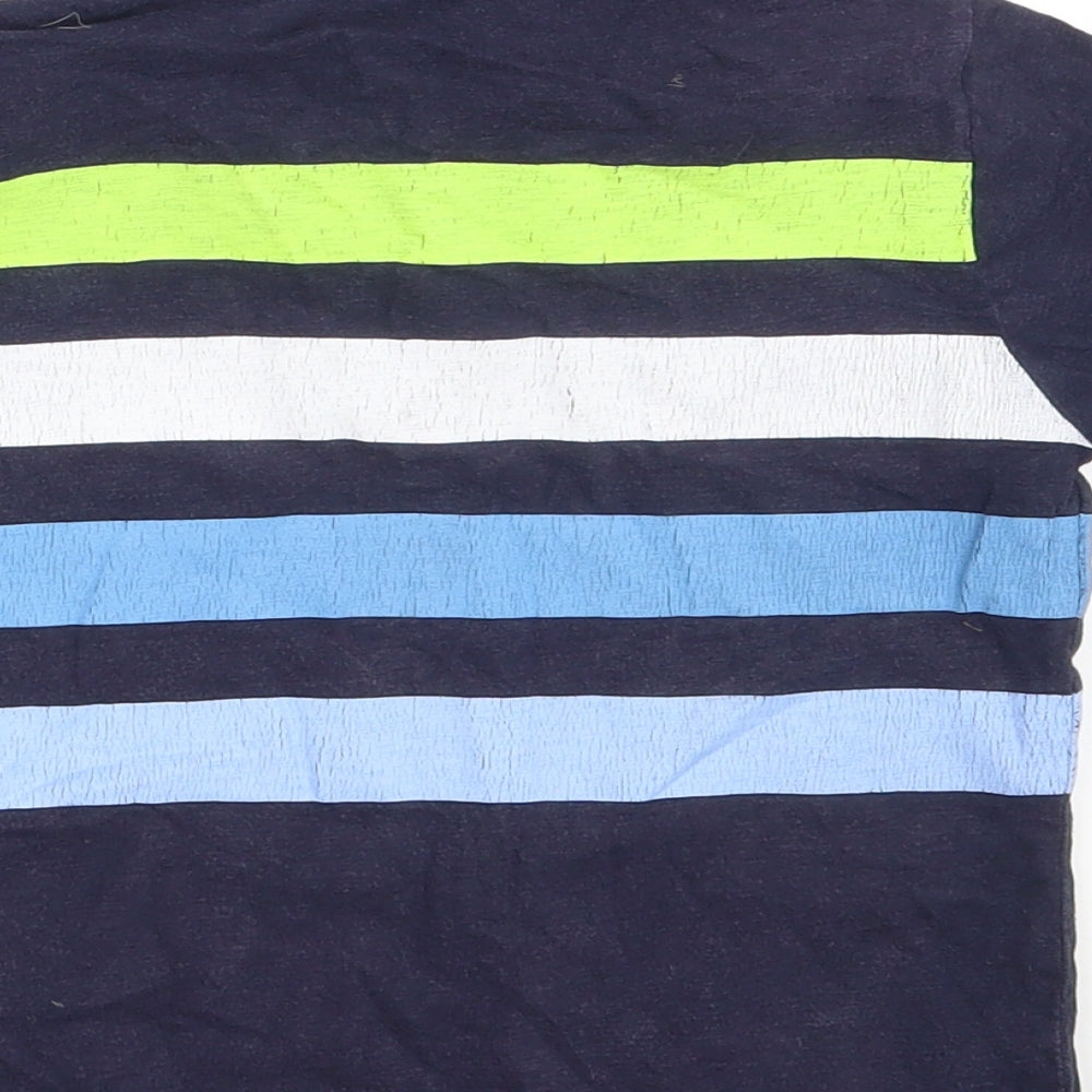 Gap Boys Blue Striped  Pullover Polo Size 4 Years
