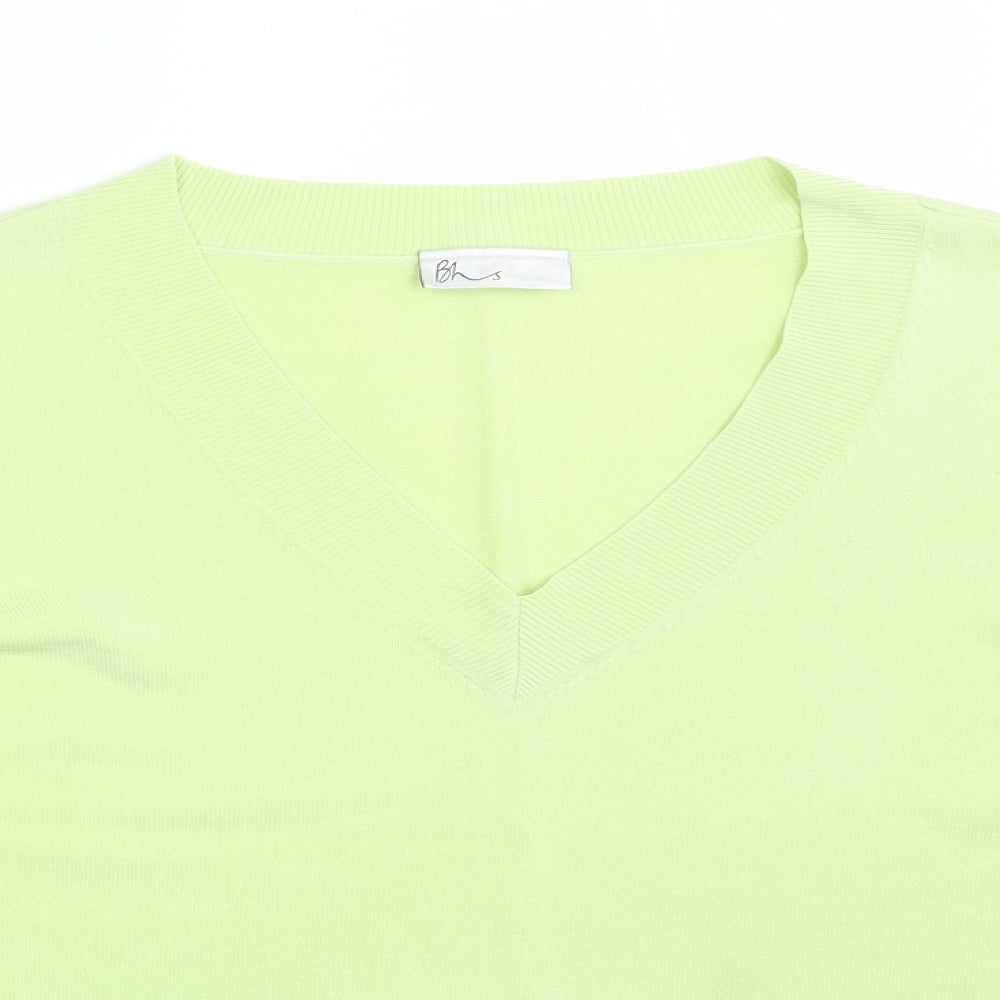 BHS Womens Green   Pullover Sweatshirt Size 20