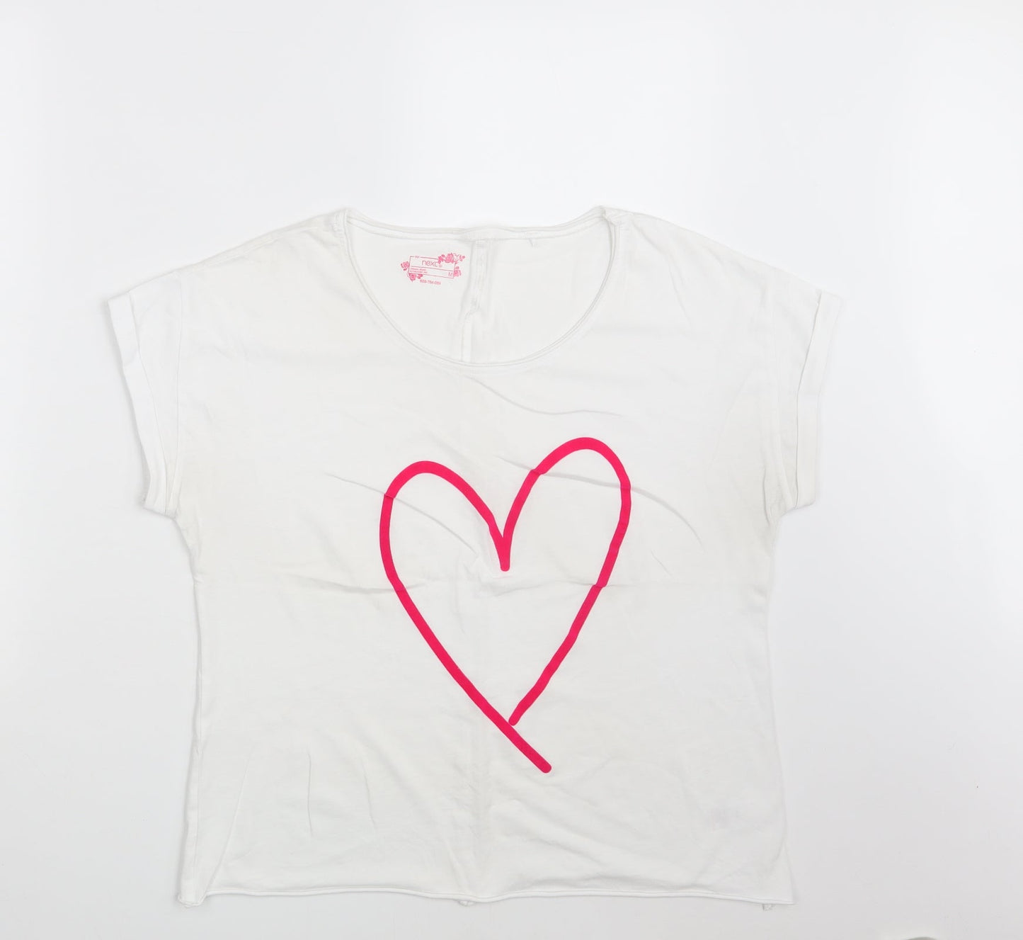 NEXT Womens White   Basic T-Shirt Size M