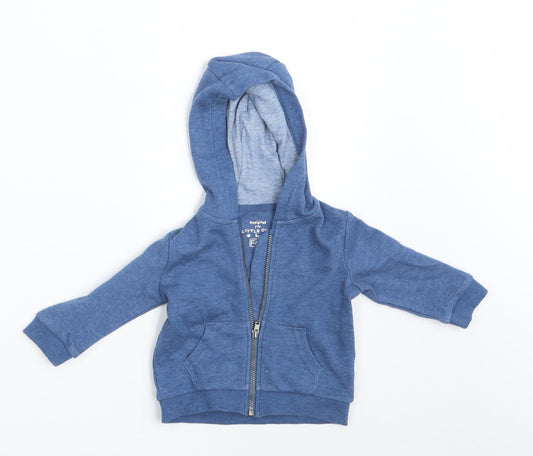 F&F Boys Blue   Full Zip Jumper Size 3-6 Months
