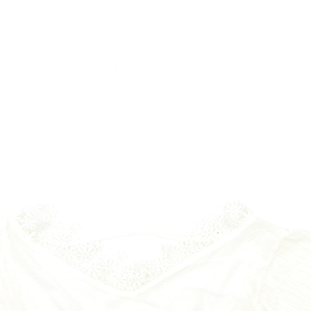 Preworn Womens White   Basic Blouse Size S