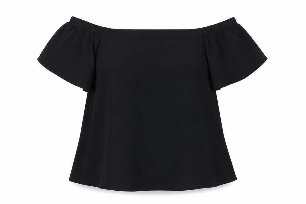 New Look Womens Black   Basic Blouse Size 8