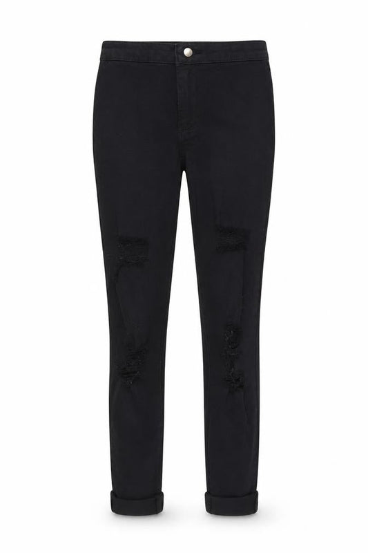 PRETTYLITTLETHING Womens Black  Denim Skinny Jeans Size 10 L26 in