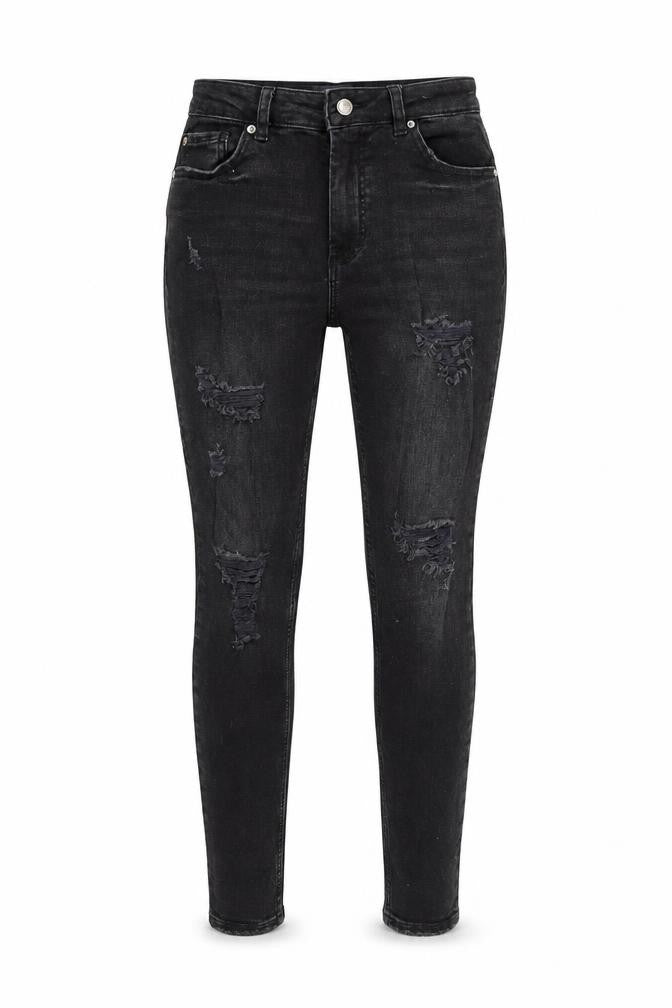 Denim & Co. Womens Black  Denim Skinny Jeans Size 10 L27 in