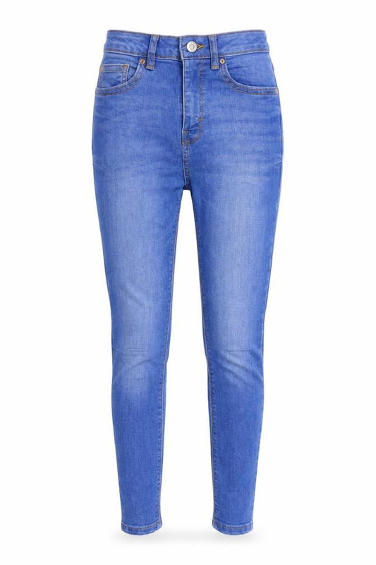 Denim & Co. Womens Blue  Denim Skinny Jeans Size 8 L26 in