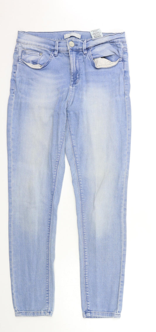 waven Womens Blue  Denim Skinny Jeans Size 12 L28 in