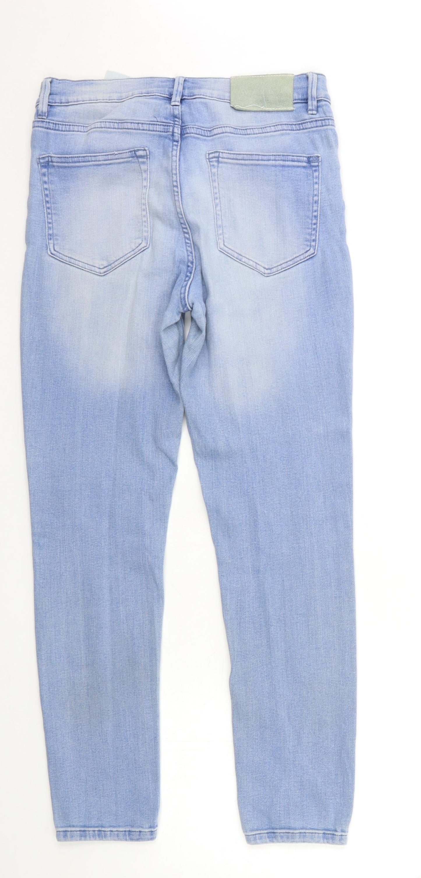 waven Womens Blue  Denim Skinny Jeans Size 12 L28 in