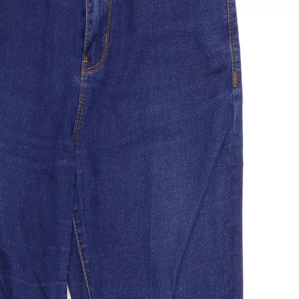 Denim & Co. Womens Blue  Denim Skinny Jeans Size 10 L25 in