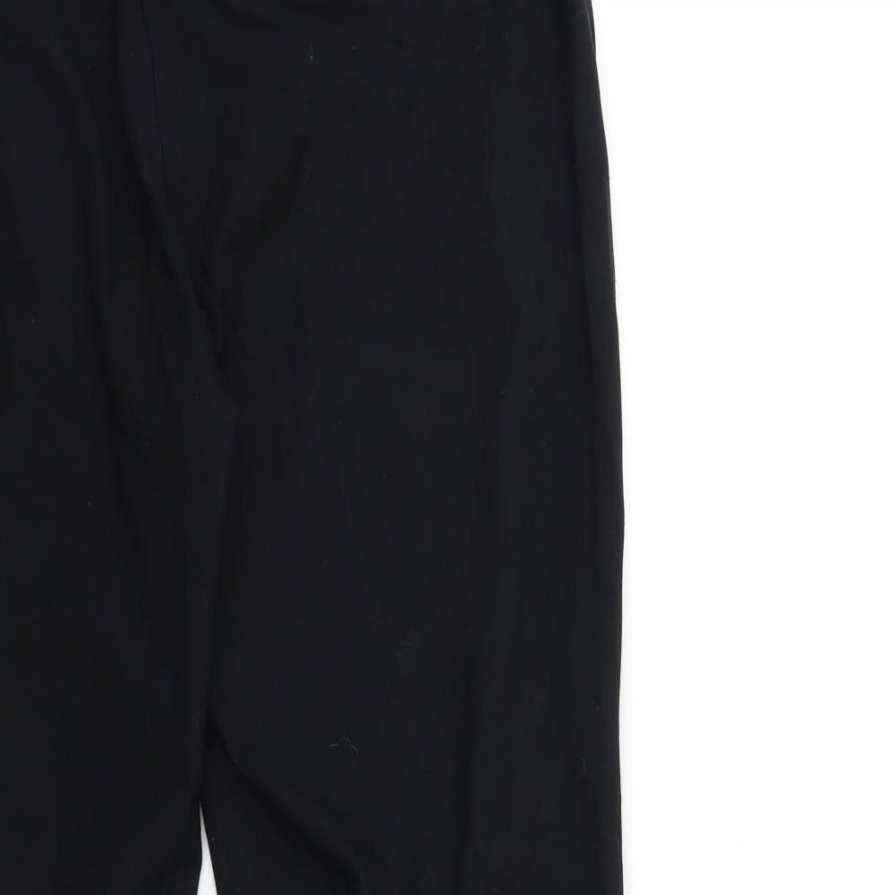 Marks and Spencer Womens Black   Trousers  Size 14 L28 in