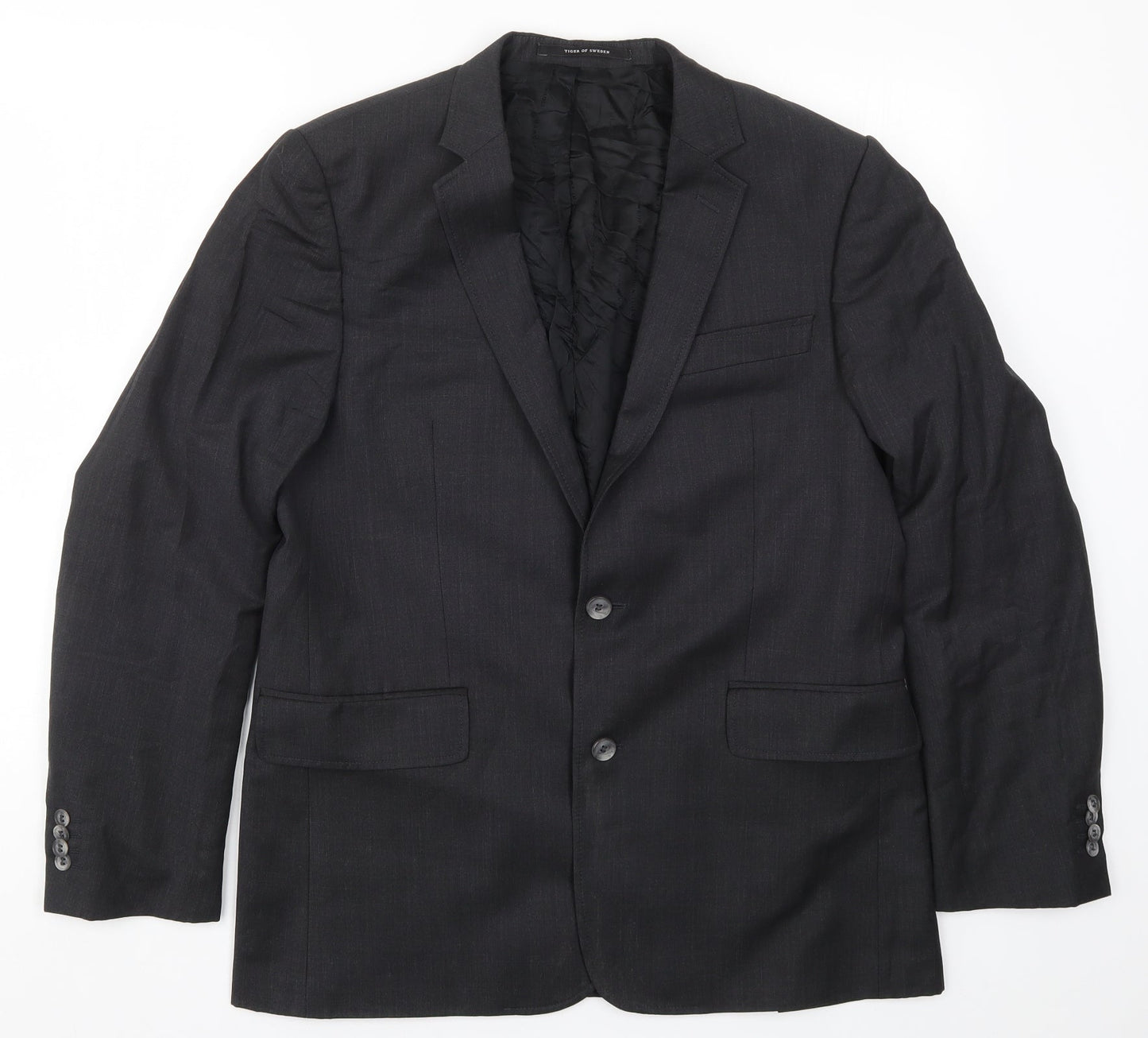 Tiger Mens Grey   Jacket Suit Jacket Size 38
