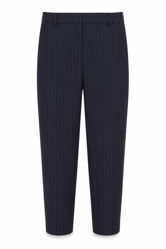 H&M Womens Blue Striped  Bloomer Trousers Size 4 L26 in
