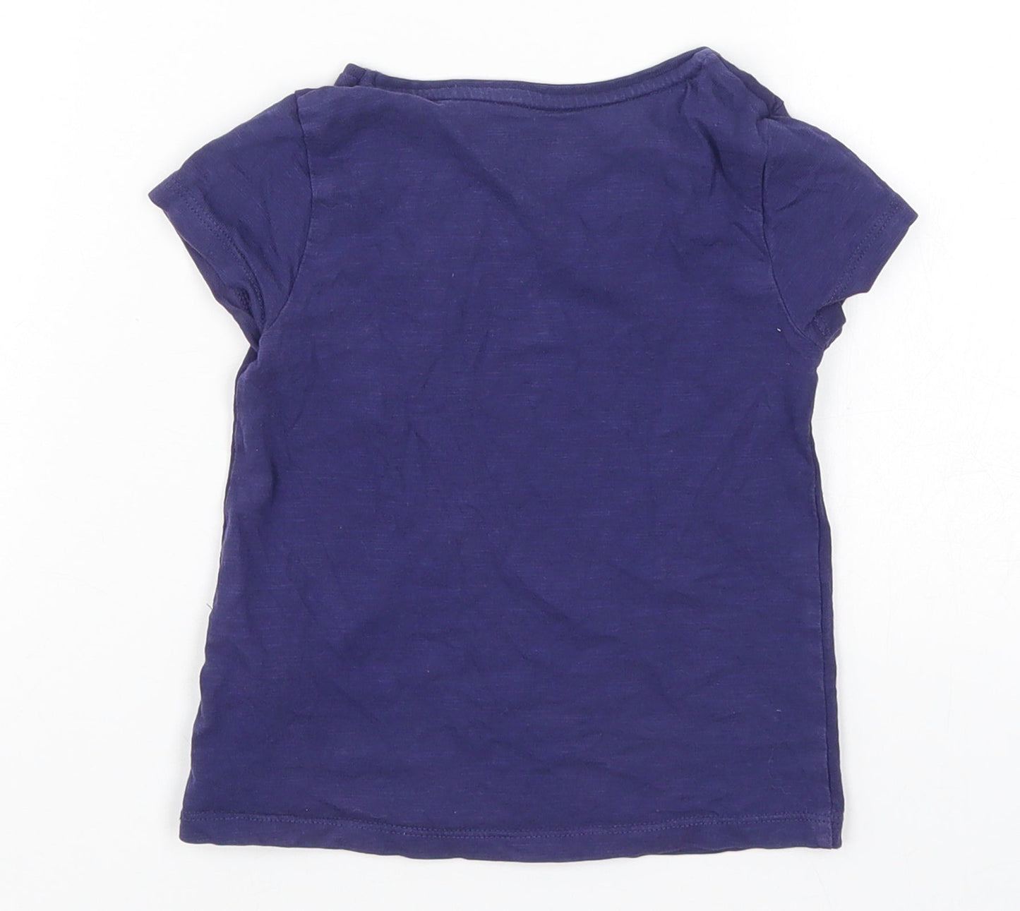 F&F Girls Blue   Basic T-Shirt Size 2-3 Years  - Pocket Eyes