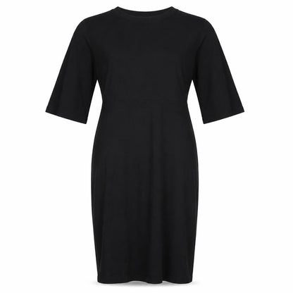 Front view of ASOS women’s black fit & flare, size UK 8