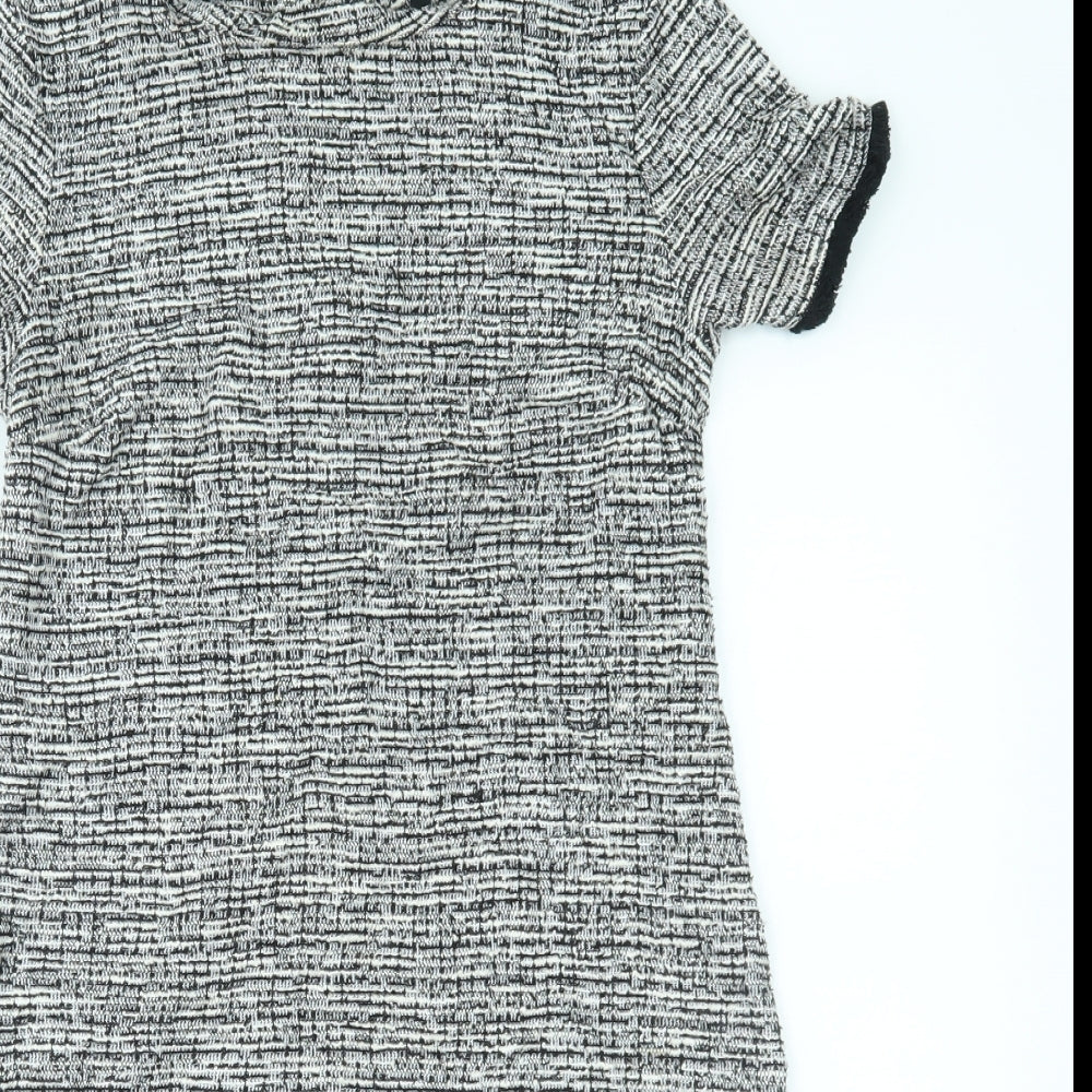 New Look Womens Grey   A-Line  Size 8