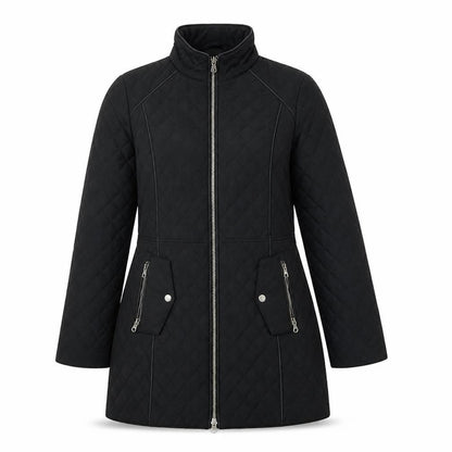 Preworn Womens Black   Overcoat Coat Size 10