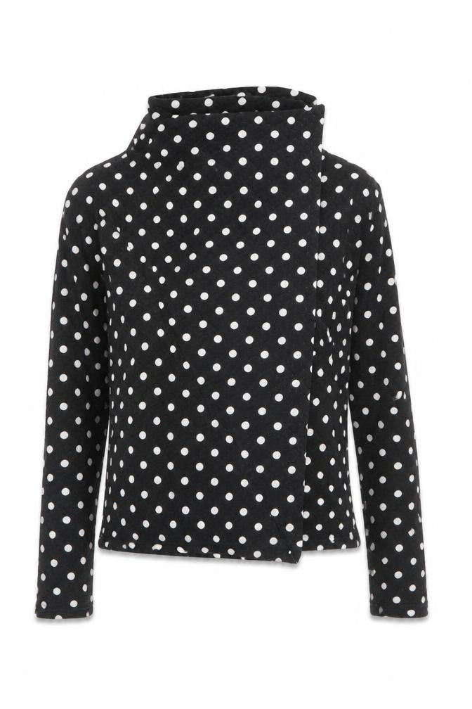 collection Womens Multicoloured Polka Dot  Wrap Jumper Size 10
