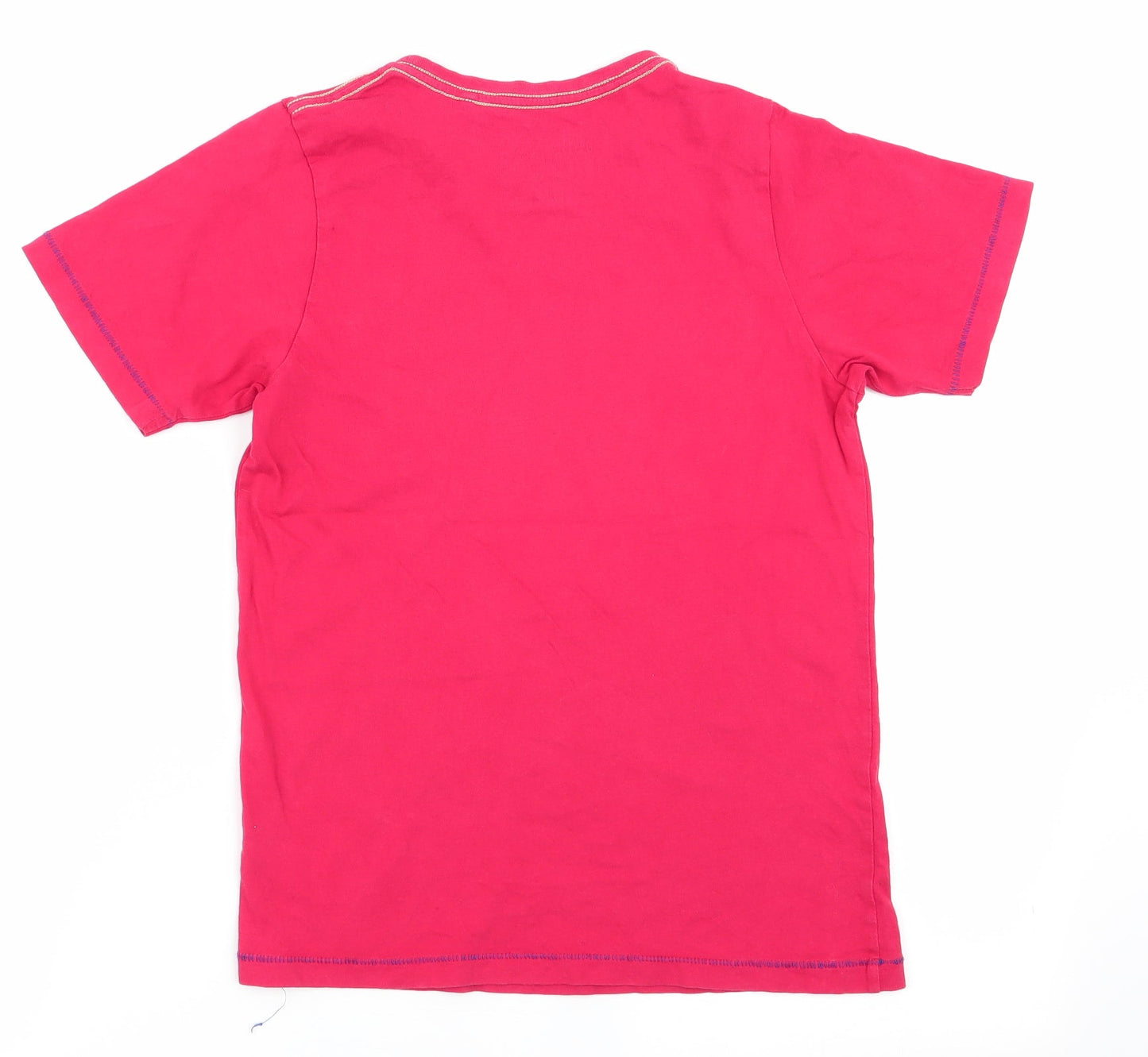 TU Boys Red Animal Print  Basic T-Shirt Size 10 Years