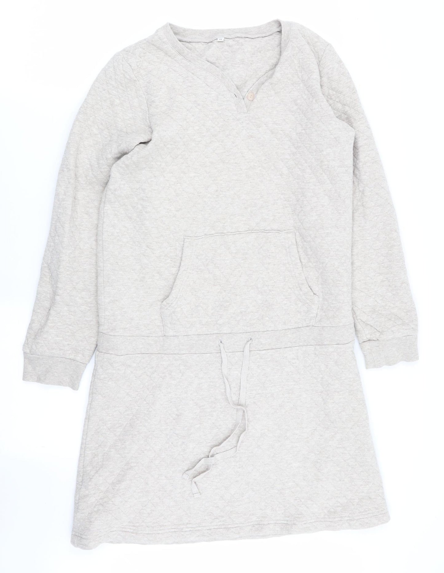 Preworn Womens Beige   Jumper Dress  Size M