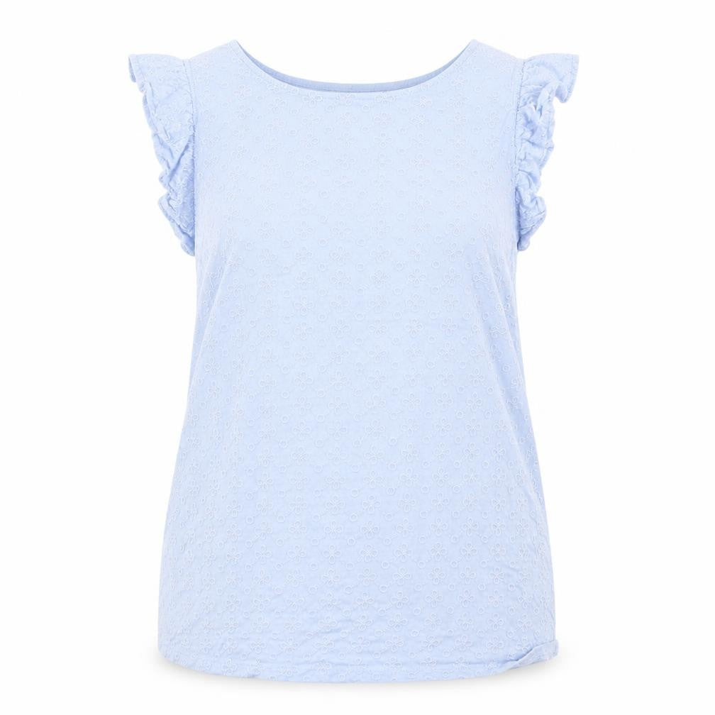 New Look Womens Blue Floral  Basic Tank Size 14