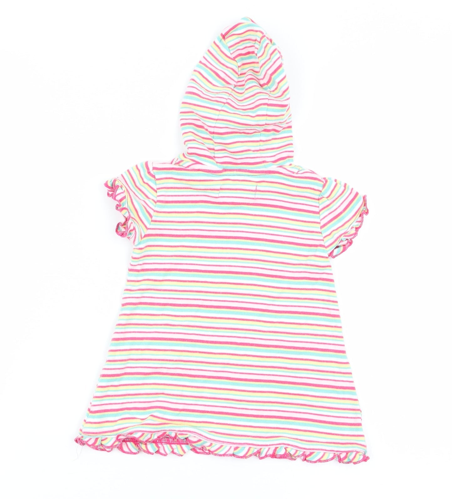 Debenhams Girls Multicoloured Striped  Jumper Dress  Size 3-6 Months