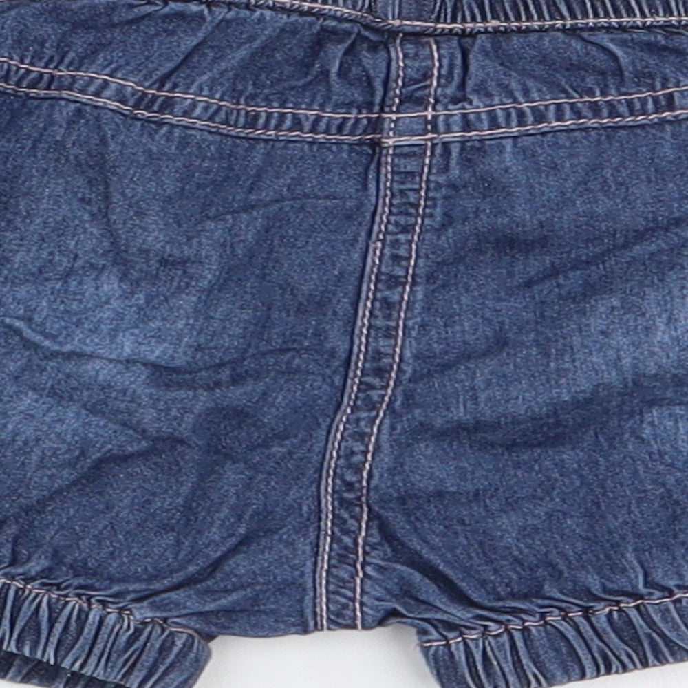 Nutmeg Girls Blue   Capri Trousers Size 6-9 Months  - shorts