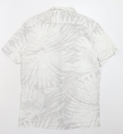 Zara Womens Multicoloured   Basic Button-Up Size S