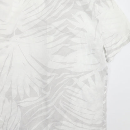 Zara Womens Multicoloured   Basic Button-Up Size S