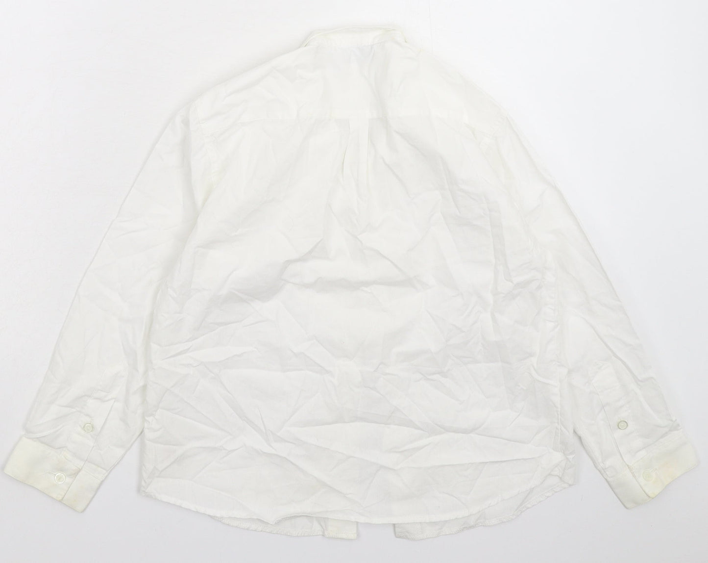 BHS Boys White   Basic Button-Up Size 9-10 Years