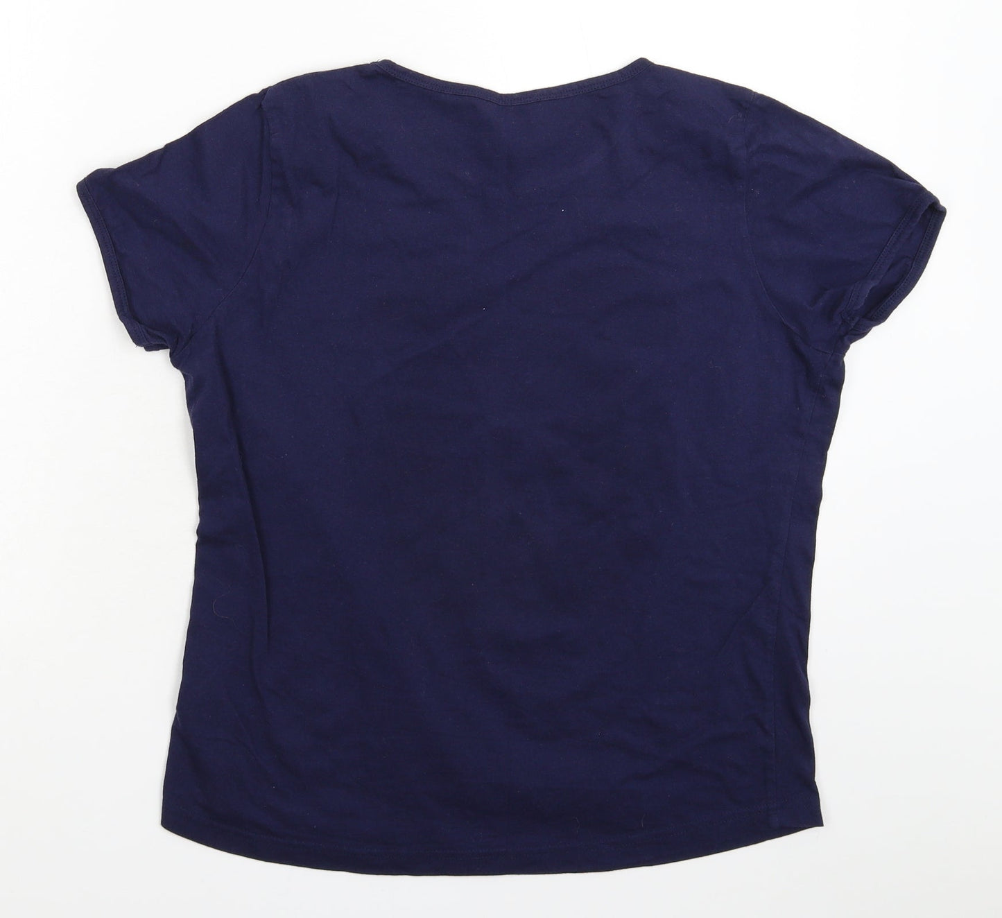 Miso Womens Blue   Basic T-Shirt Size 14