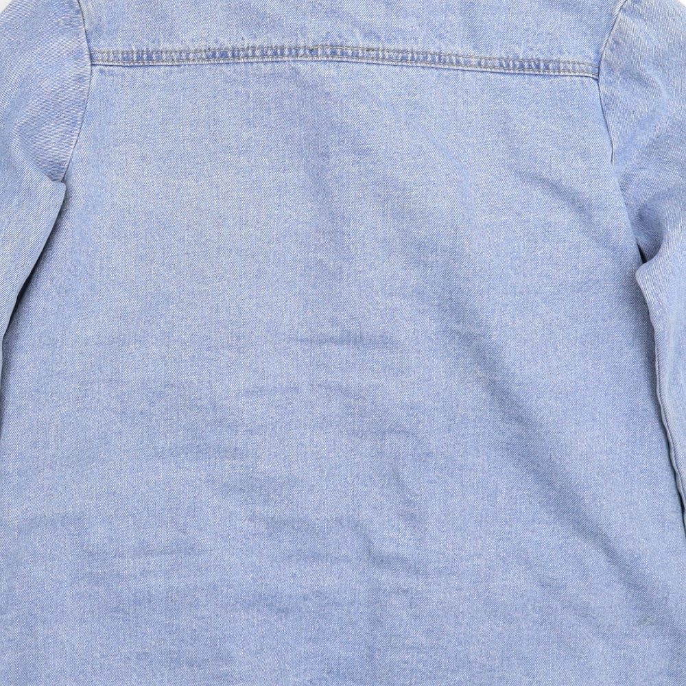 Boohoo Womens Blue  Denim Jacket  Size 6