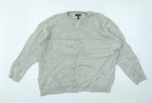 New Look Womens Grey   Pullover Jumper Size S