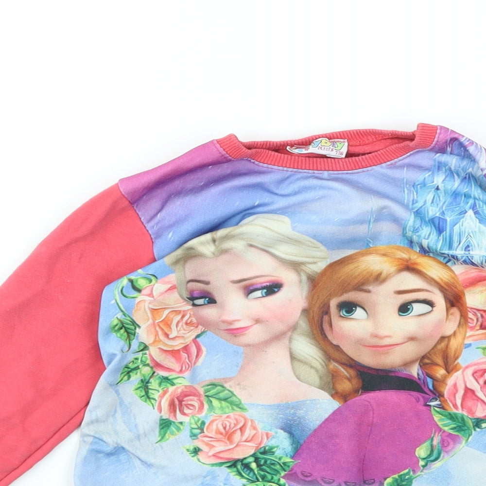 MEYBIY Girls Multicoloured   Pullover Sweatshirt Size 6 Years