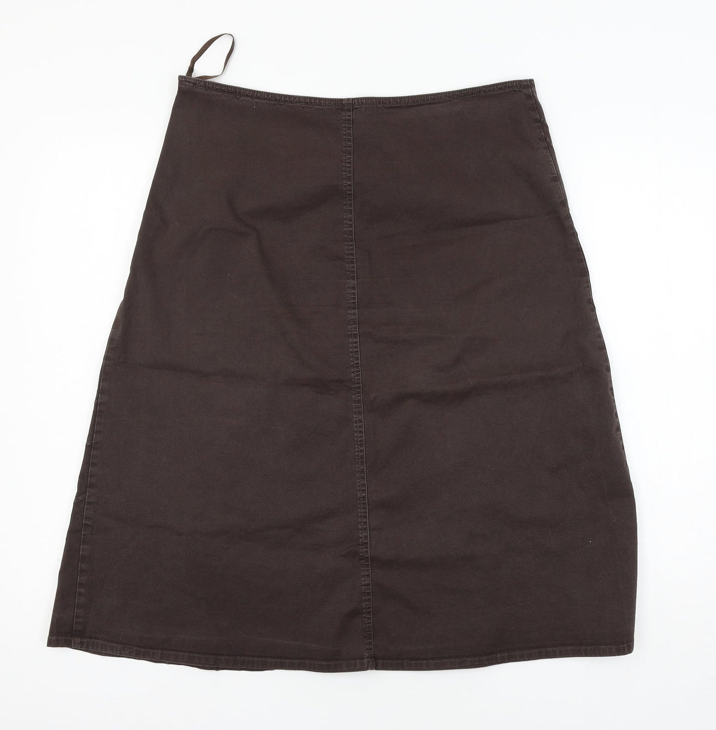 Jacqui E Womens Brown   Skater Skirt Size 12