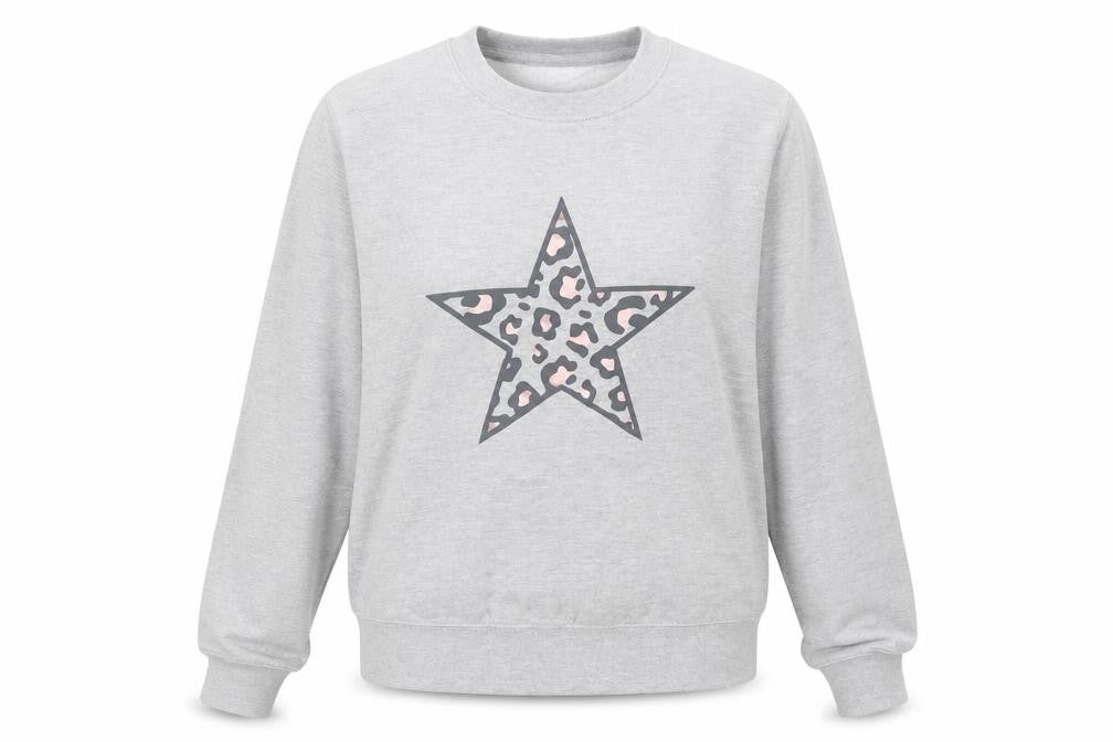 Preworn Womens Grey  Jersey Pullover Sweatshirt Size S