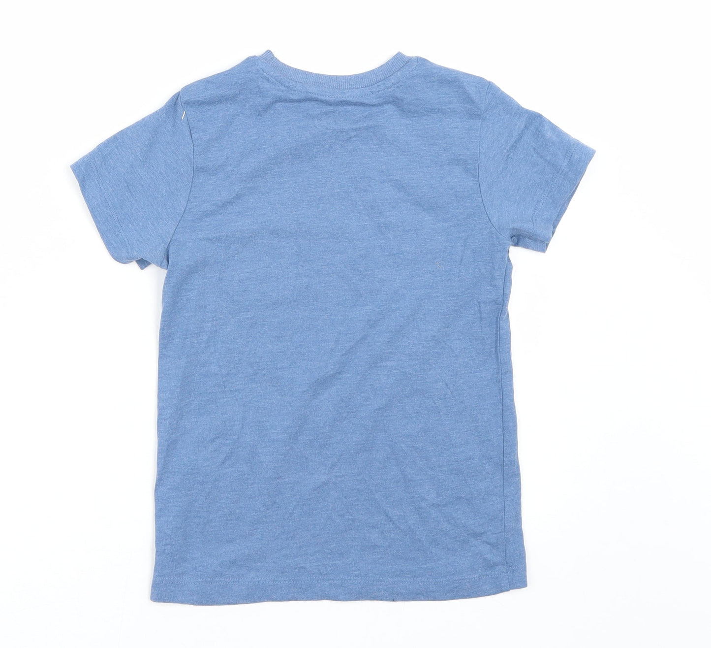 Matalan Boys Blue   Basic T-Shirt Size 6 Years