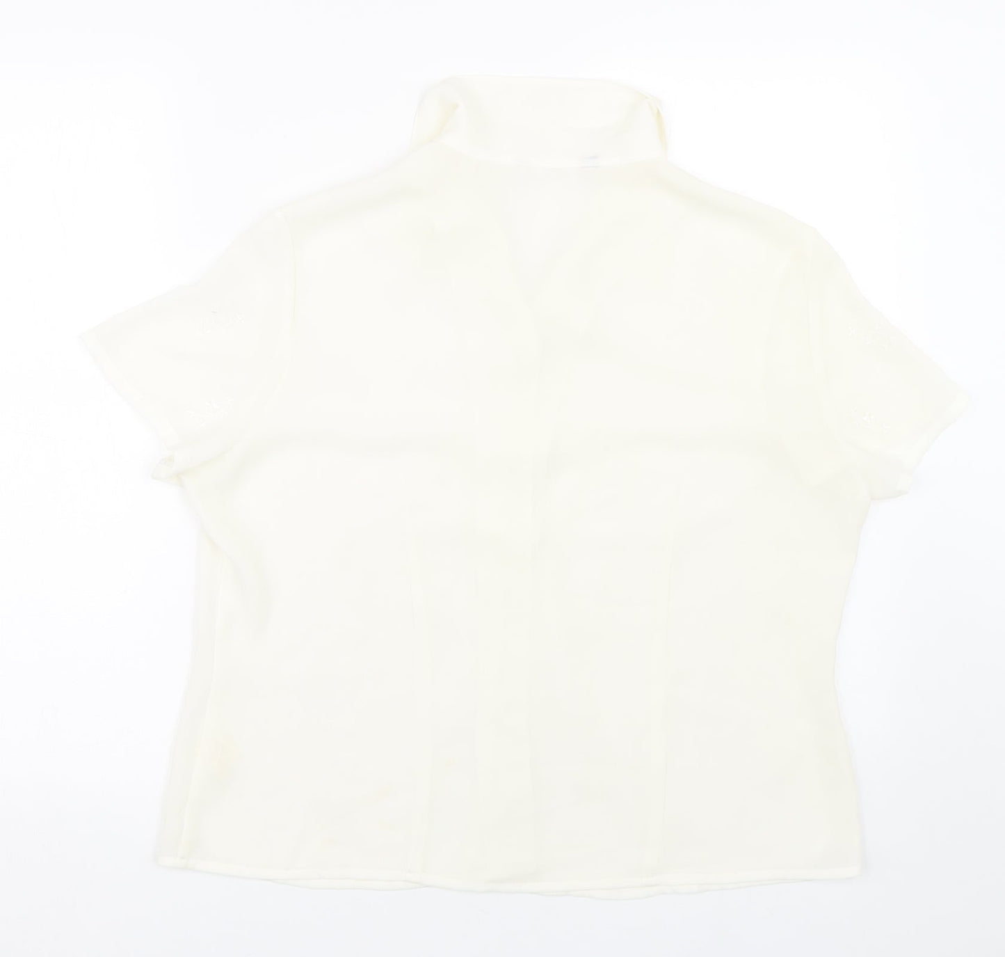 Atmosphere Womens Beige   Basic Button-Up Size 16