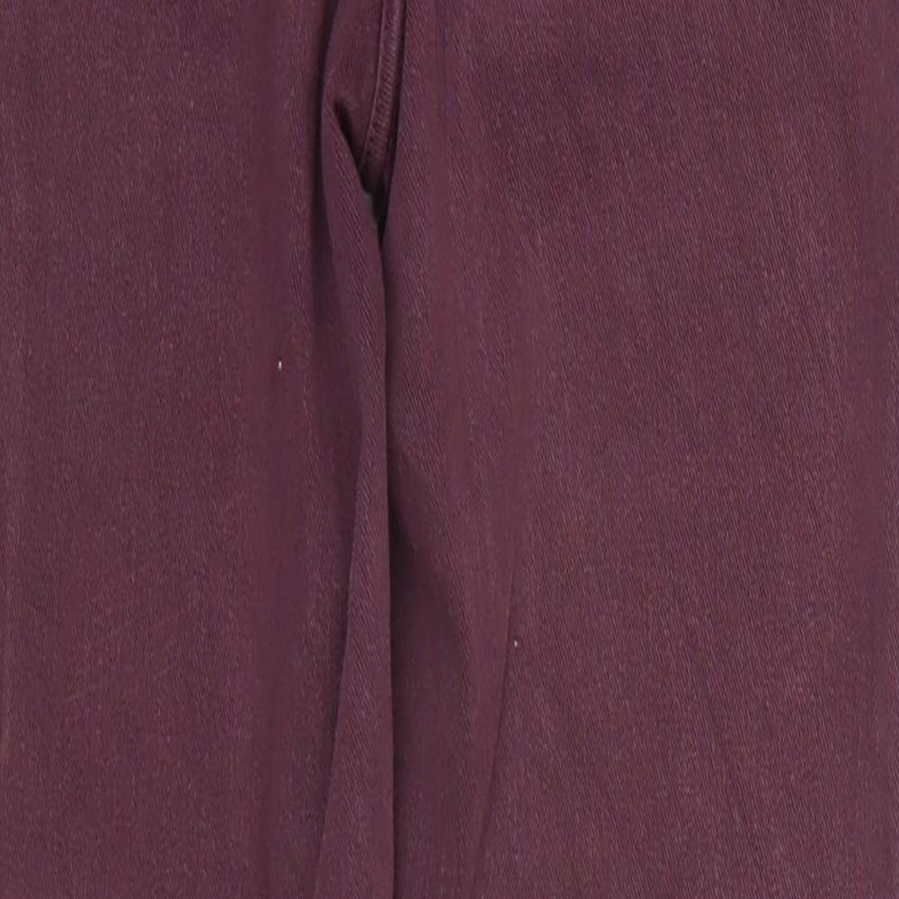 NEXT Womens Red  Denim Jegging Jeans Size 8 L25 in