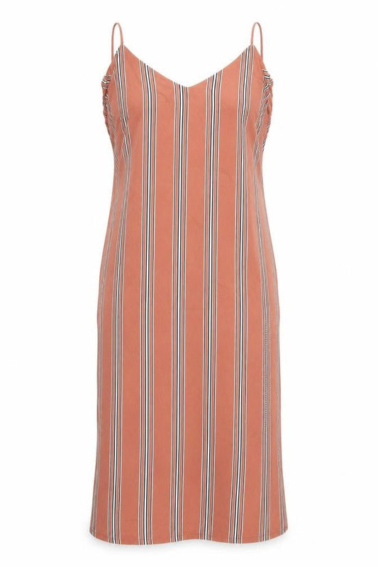 Primark Womens Orange Striped  Tank Dress  Size 8