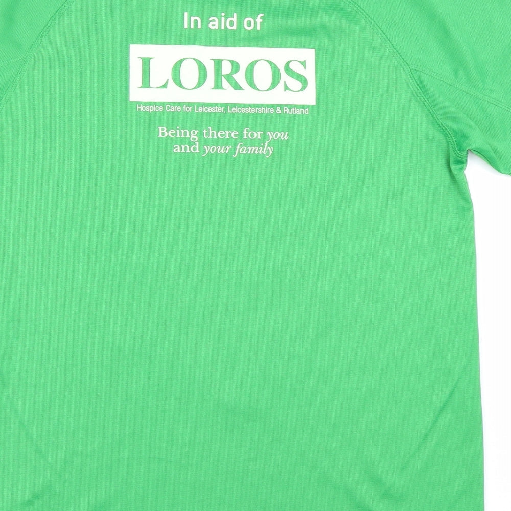 Roly Mens Green   Jersey T-Shirt Size S